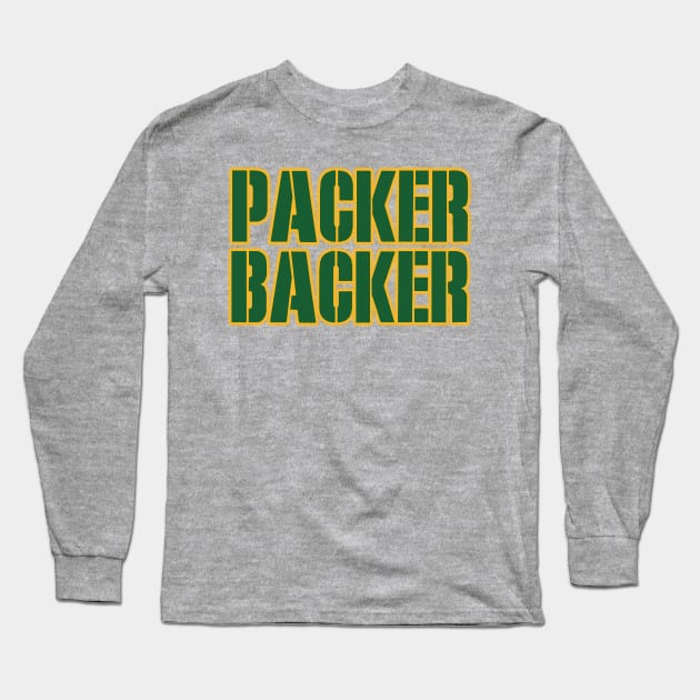 Packer Backer! Long Sleeve T-Shirt by OffesniveLine